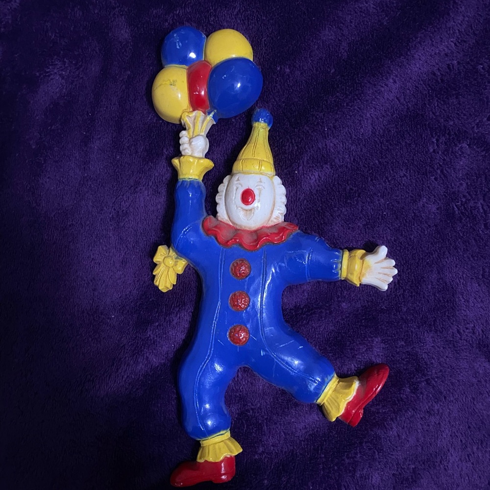 Vintage clown decor